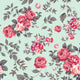 Rose Seamless Pattern Wall Decal Design 2