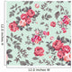 Rose Seamless Pattern Wall Decal Design 2