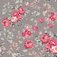 Rose Seamless Pattern Wall Decal Design 1