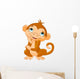 Monkey Thinking Wall Decal