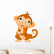 Monkey Thinking Wall Decal