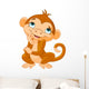 Monkey Thinking Wall Decal