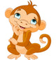 Monkey Thinking Wall Decal