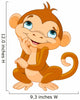 Monkey Thinking Wall Decal
