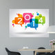 Vector 2014 Happy New Year background. 