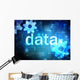 data blue technological background 