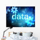 data blue technological background 