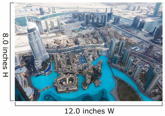 From Burj Khalifa Dubai Wall Decal
