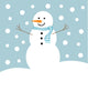 Snowman Wall Mural