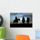 Three Cowboys on Horseback Wall Mural