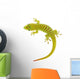Madagascar day gecko on white background. Wall Decal