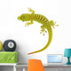 Madagascar day gecko on white background. Wall Decal