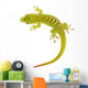 Madagascar day gecko on white background. Wall Decal