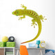 Madagascar day gecko on white background. Wall Decal