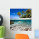 Tropical island under and above water 