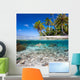 Tropical island under and above water 