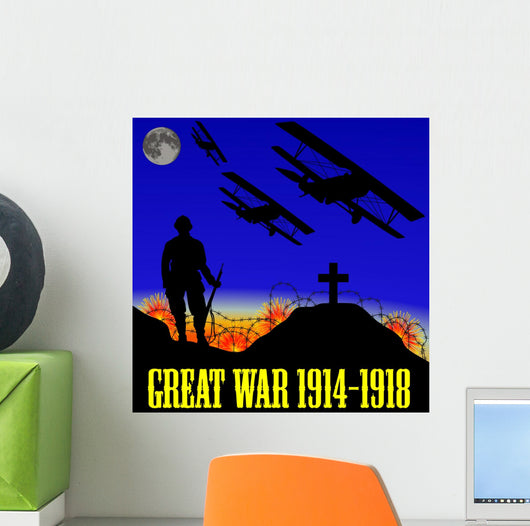 illustration of the First World War (the Great War) 