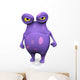 A spotted monster looking very angry. 
