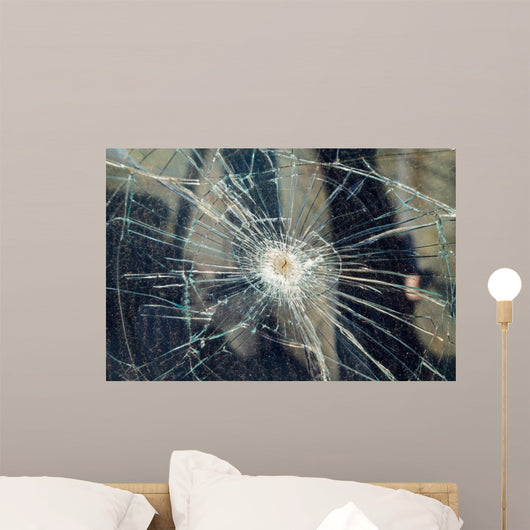 Broken windshield 