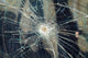 Broken windshield 