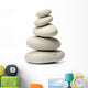 pile of stones isolated on white background 