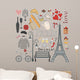 paris set Wall Mural