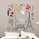 paris set Wall Mural