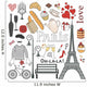 paris set Wall Mural