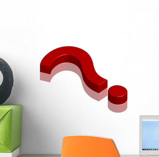 question mark Wall Decal