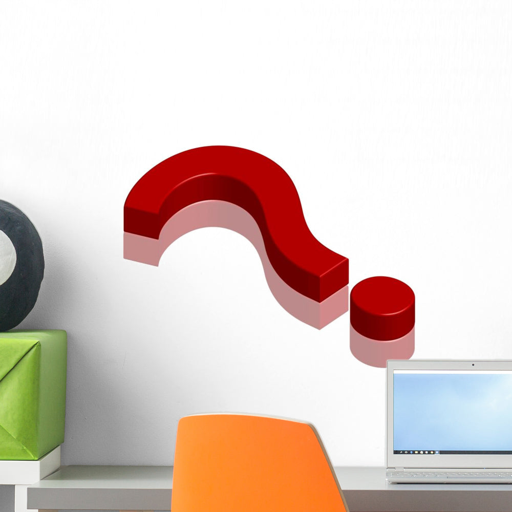 Question Mark Wall Decal – Wallmonkeys