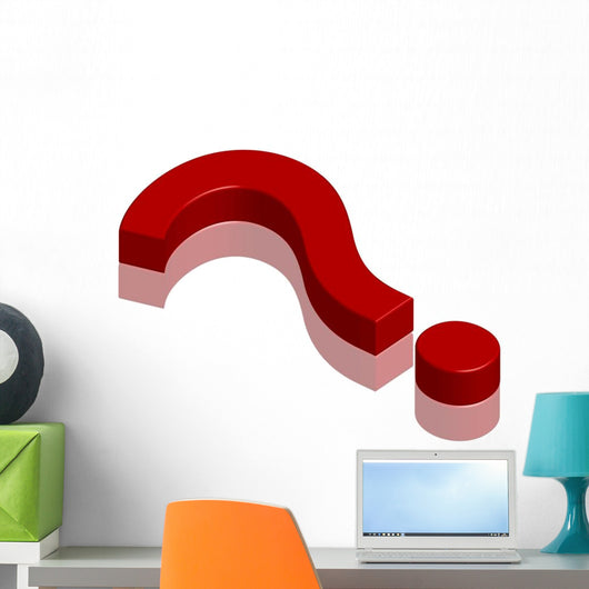 question mark Wall Decal