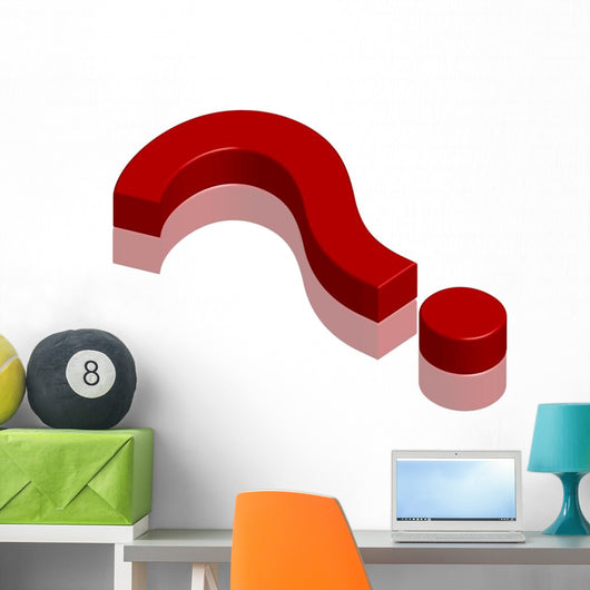 question mark Wall Decal