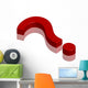 question mark Wall Decal
