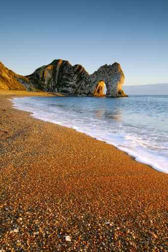 Warm Light Durdle Door Wall Decal