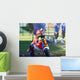 Fastpitch Softball Catcher Wall Mural