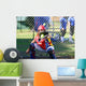 Fastpitch Softball Catcher Wall Mural