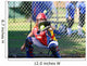 Fastpitch Softball Catcher Wall Mural