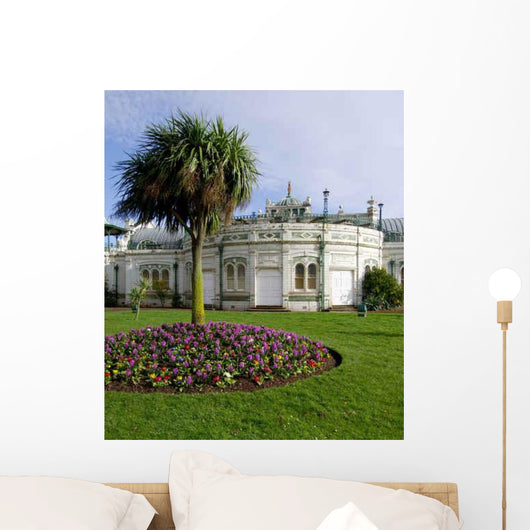 Palm Tree and Hyacinths Wall Decal