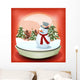 Snowman Winter Snowball Wall Decal