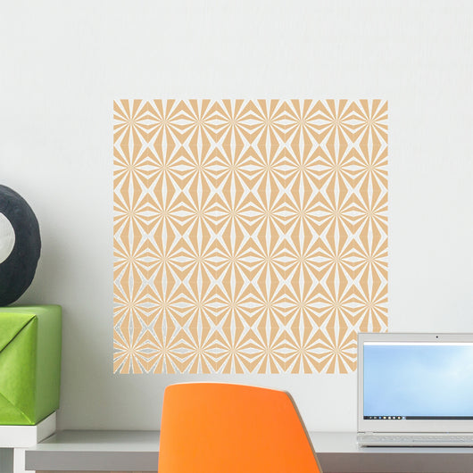 Seamless Geometric Pattern Wall Decal Design 2