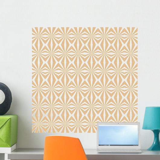 Seamless Geometric Pattern Wall Decal Design 2