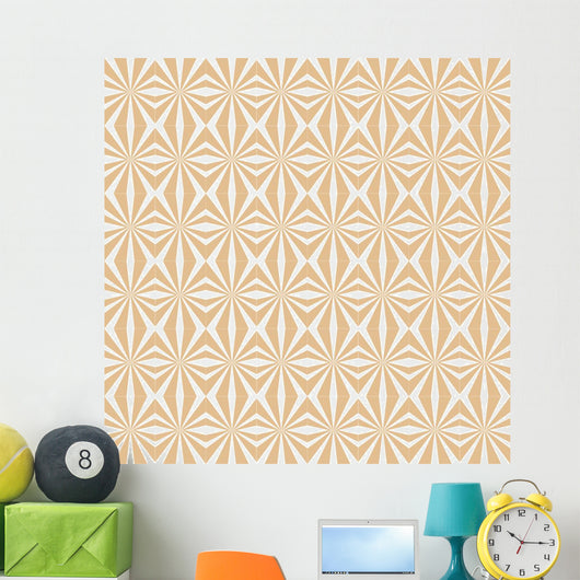 Seamless Geometric Pattern Wall Decal Design 2
