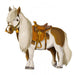 The illustration of the kids - smiling horses - icon - wild west 