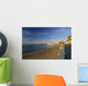 Beach and Town Cefalu Wall Decal