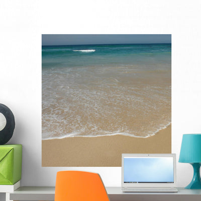 Beach Wall Mural shown on a wall