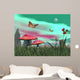 Fantasy garden Wall Mural