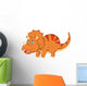Cute Dinosaur Cartoon Wall Decal