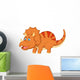 Cute Dinosaur Cartoon Wall Decal
