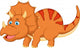 Cute Dinosaur Cartoon Wall Decal