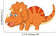 Cute Dinosaur Cartoon Wall Decal